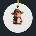 Décoration En Céramique Highland Cow Brushstroke Christmas T-Shirt (4)<br><div class="desc">Highland Cow Brushstroke Christmas T-Shirt (4)</div>