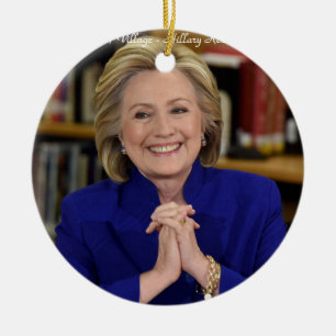 Décoration En Céramique Hillary Clinton Le Village Pour Élever Les Enfants