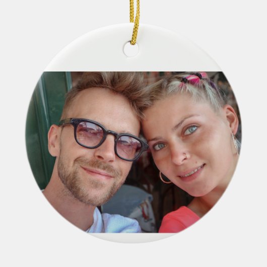 Décoration En Céramique Histoires de famille d'ornement personnalisables (Devant)