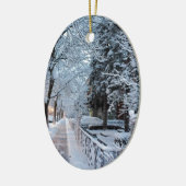 Décoration En Céramique Hiver à Montréal (Gauche)