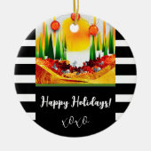 Décoration En Céramique Holiday within the Pines! (Devant)