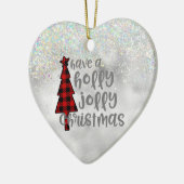 Décoration En Céramique Holly Jolly Christmas (Gauche)