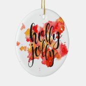 Décoration En Céramique Holly Jolly Christmas (Droite)