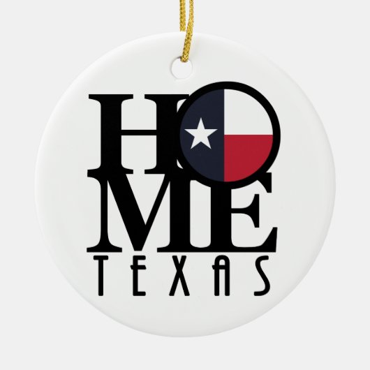Décoration En Céramique HOME Texas (Devant)