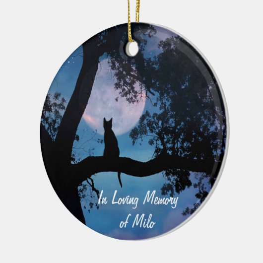 Décoration En Céramique Hommage commémoratif au chat (Gauche)