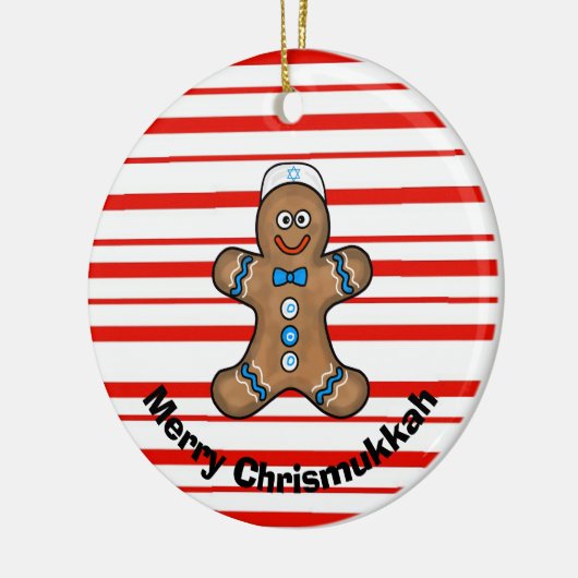Décoration En Céramique Homme Chrismukkah Orament (Gauche)