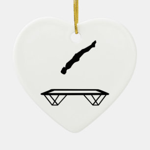 Décoration En Céramique Homme de trempoline