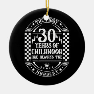 Décoration En Céramique Hommes 30e anniversaire Vintage Anniversaire 30 an