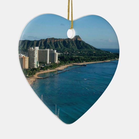 Décoration En Céramique Honolulu Hawaii (Droite)