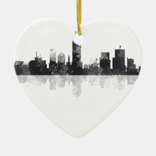 DÉCORATION EN CÉRAMIQUE HORIZON DE L'INDIANA, INDIANAPOLIS