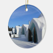 Décoration En Céramique Hôtel de Glace, Québec, Canada (Gauche)