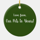 Décoration En Céramique Howlidayz heureux (Dos)