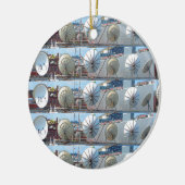 Décoration En Céramique Hub de communication de l'Internet TV d'antenne (Gauche)