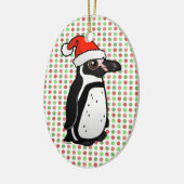 Décoration En Céramique Humboldt Penguin Père Noël (Gauche)