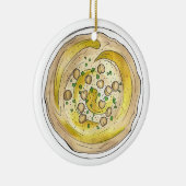 Décoration En Céramique Hummus Houmous Méditerranée Moyen-Orient (Droite)