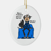 Décoration En Céramique Humour alors fini inachevé de mariage (Droite)