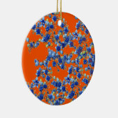 Décoration En Céramique hydrangea orange et bleu (Droite)