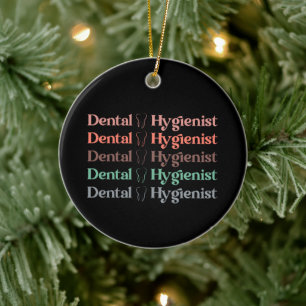 Décoration En Céramique Hygiéniste dentaire   RDH Dentist Dentist Cadeaux 
