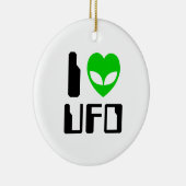 Décoration En Céramique I Alien Heart UFO (Droite)