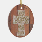 Décoration En Céramique I Corinthians 13 (Droite)