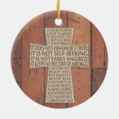 Décoration En Céramique I Corinthians 13 (Dos)