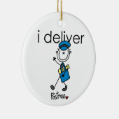 Décoration En Céramique I Deliver mail carrier (Droite)