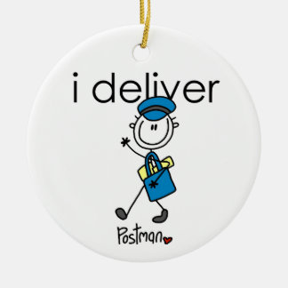 Décoration En Céramique I Deliver mail carrier