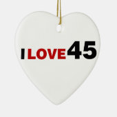 Décoration En Céramique I Love 45 (Droite)