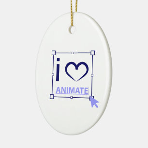 Décoration En Céramique I Love Animate