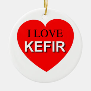 Décoration En Céramique I Love Kefir