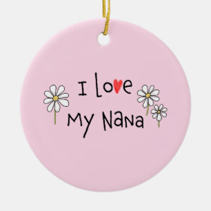 Décoration En Céramique I Love My Nana Photo Céramique Ornament
