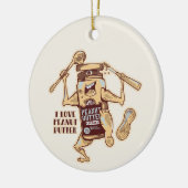 DÉCORATION EN CÉRAMIQUE I LOVE PEANUT BUTTER (Gauche)