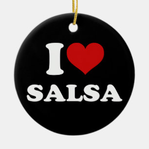 Décoration En Céramique I Love Salsa