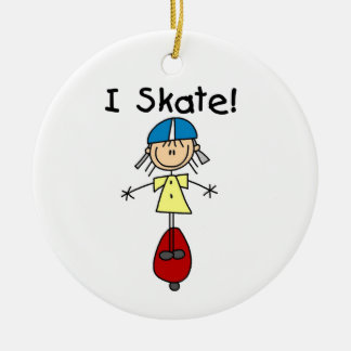 Décoration En Céramique I Skate Skateboard Girl