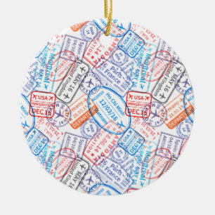 Décoration En Céramique Icône Voyage