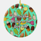 Décoration En Céramique Icônes de glace (Dos)