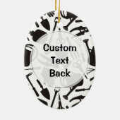 Décoration En Céramique Icons Silhouettes (Dos)