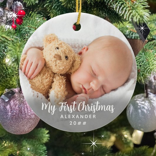 Décoration En Céramique Idéal et intemporel Mon premier Noël