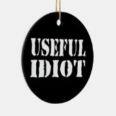 DÉCORATION EN CÉRAMIQUE IDIOT UTILE (Droite)