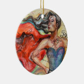 Décoration En Céramique "If I Had No Fear" Art Ornament (Droite)