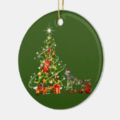 Décoration En Céramique Iguanas avec lumières Casquettes Noël (Gauche)