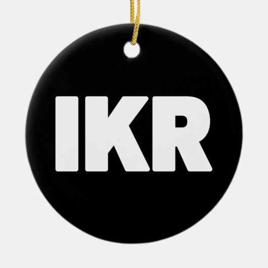 Décoration En Céramique IKR | Argot de texte (Devant)