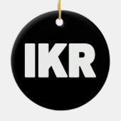 Décoration En Céramique IKR | Argot de texte (Dos)