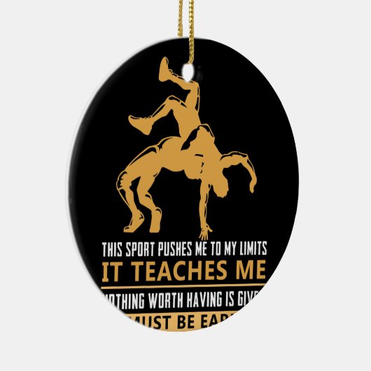 Décoration En Céramique IL DOIT ÊTRE GARDÉ lutte (Droite)