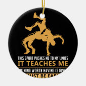 Décoration En Céramique IL DOIT ÊTRE GARDÉ lutte (Devant)