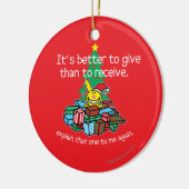 Décoration En Céramique Il vaut mieux de donner (Gauche)