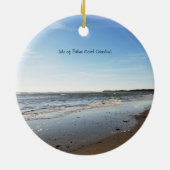 Décoration En Céramique Île de Palms Beach Sunset Caroline du Sud (Dos)