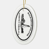 Décoration En Céramique Île de tête chauve (Gauche)