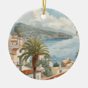 Décoration En Céramique Îles Baléares Voyage Vintage Français
