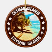 Décoration En Céramique Îles Caïmans (Dos)